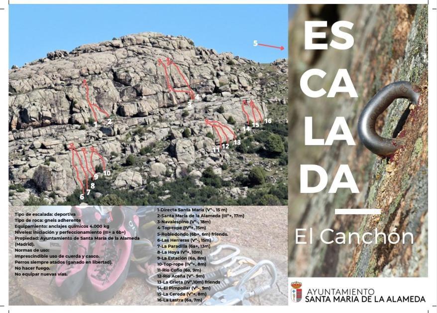 Santa María de la Alameda Numancia 12 빌라 외부 사진